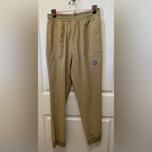 Avalanche outdoor supply men’s tan jogger pants. Size Small. Elastic waist - Picture 1 of 10